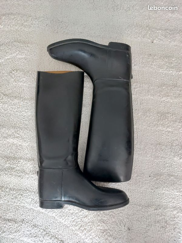 Bottes D'équitation Aigle Coupe Saumur - Caoutchouc - Taille UK 8 (EUR 42)