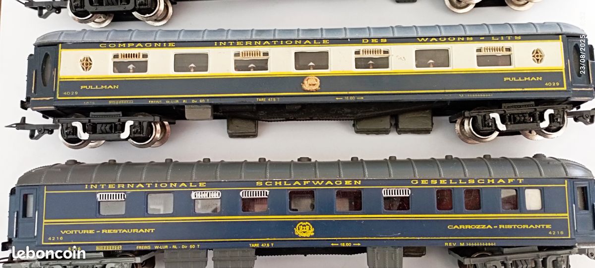 Voiture JEP CIWL 1/43 - Wagon-Lits 1ère/2ème Classe N°3790 - Echelle O