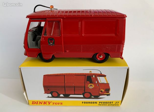 1 fiche + certif. DINKY TOYS ATLAS repro ref 570 P, Peugeot J7 tolé