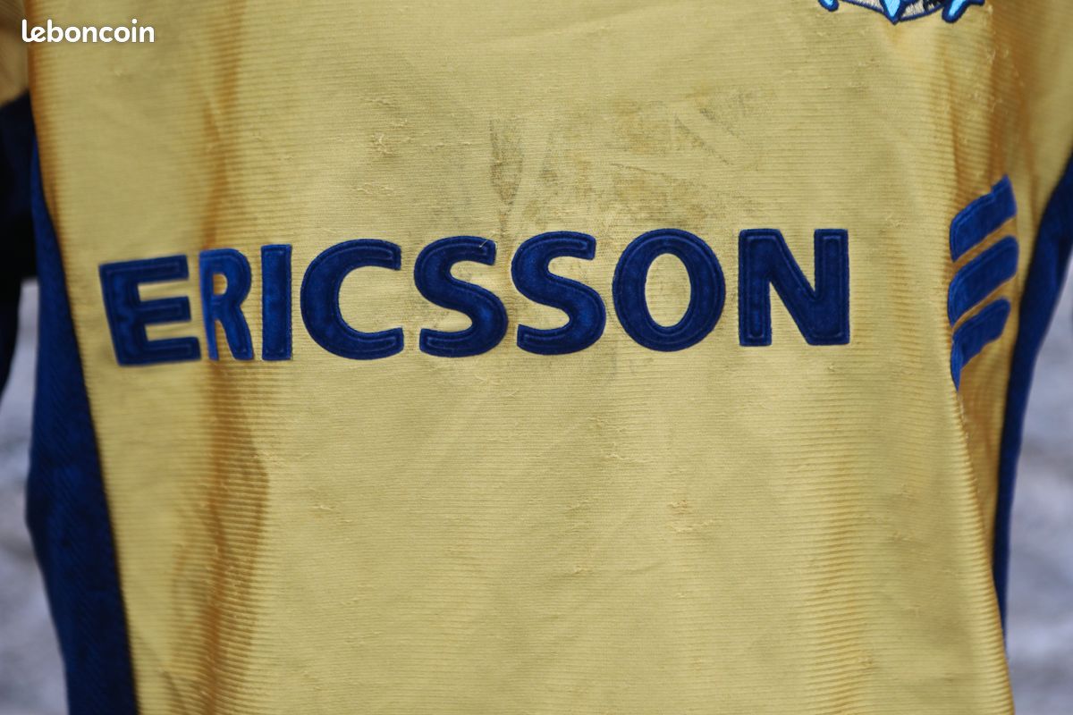 Maillot de foot vintage du centenaire de l'OM 1998-1999 Taille M - Sport & Plein air