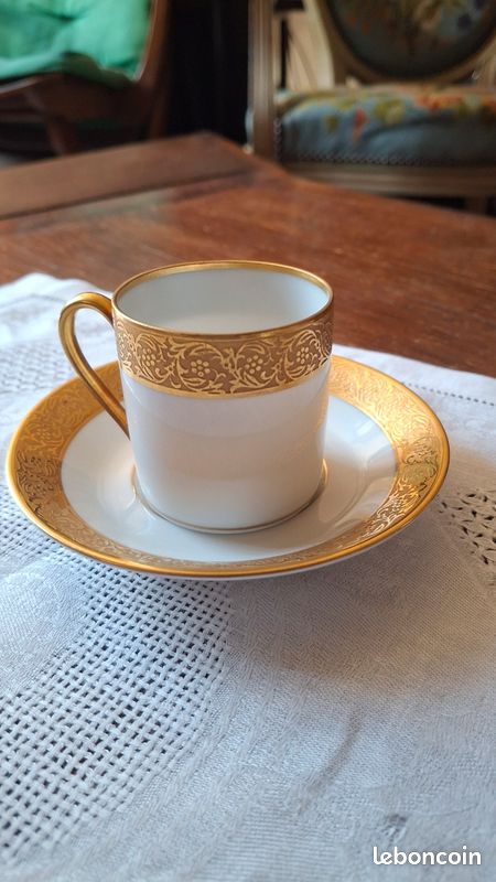 Ancienne tasse à café / tasse à thé grès Japon lot de 6 tasses avec