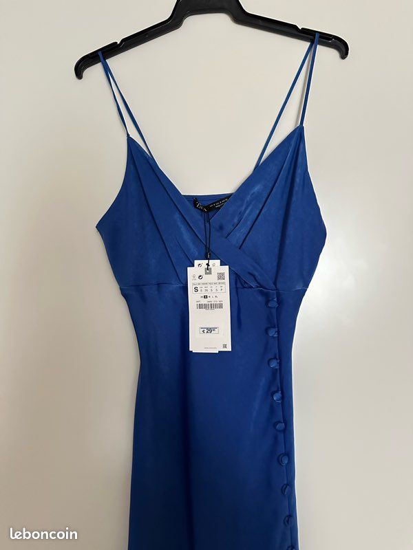 Robe longue bleu - Zara (image 2)