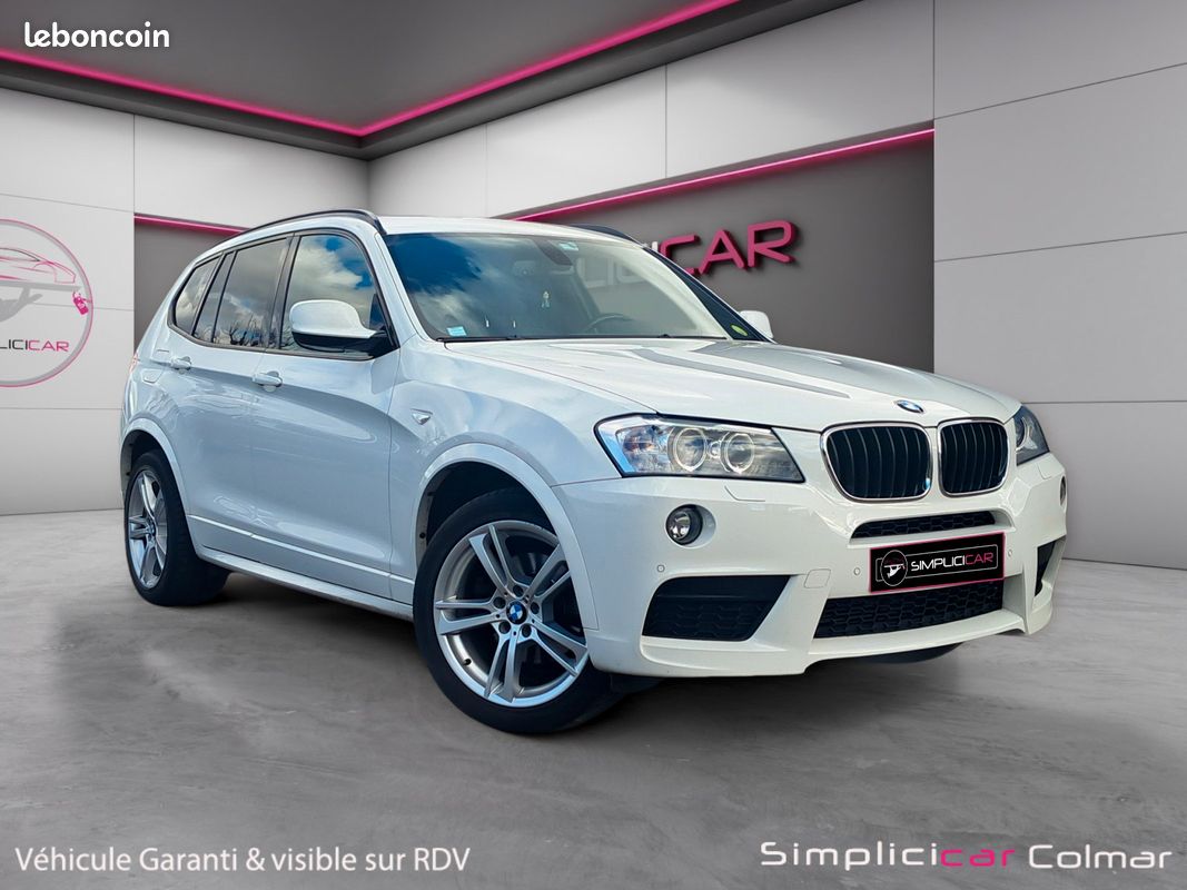 BMW X3 (F25) XDRIVE20D 184 M SPORT DESIGN BVA8 184Ch TO Jantes M19 Sieges Chauffants Garantie 12 mois (image 1)
