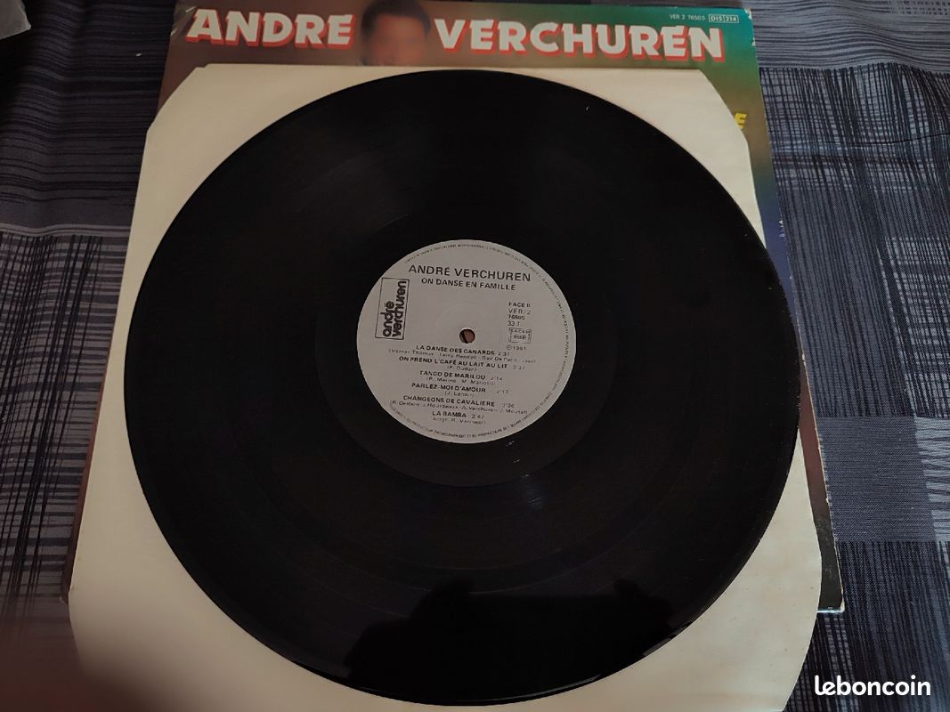 Vinyl collector rare dédicacé André Verchuren (image 3)
