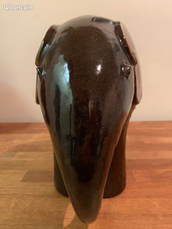 Vase Éléphant émaillé (image 3)