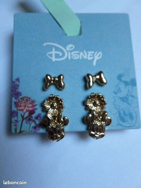 Lot de 3 boucles d'oreilles Minnie (image 1)