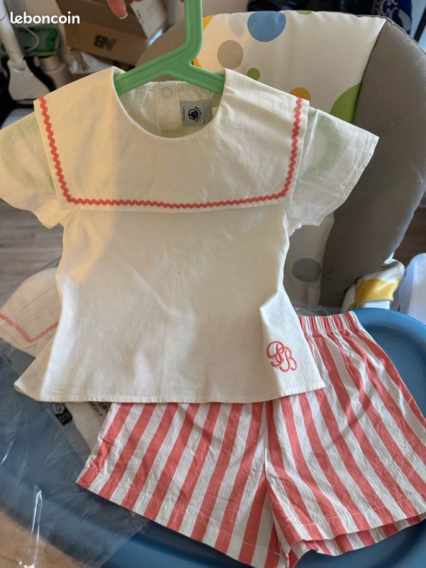 Ensemble fille petit bateau 24 mois (image 4)