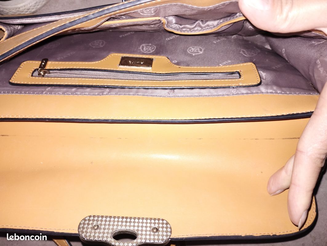 Sac a main bandoulière fiato jaune moutarde (image 2)