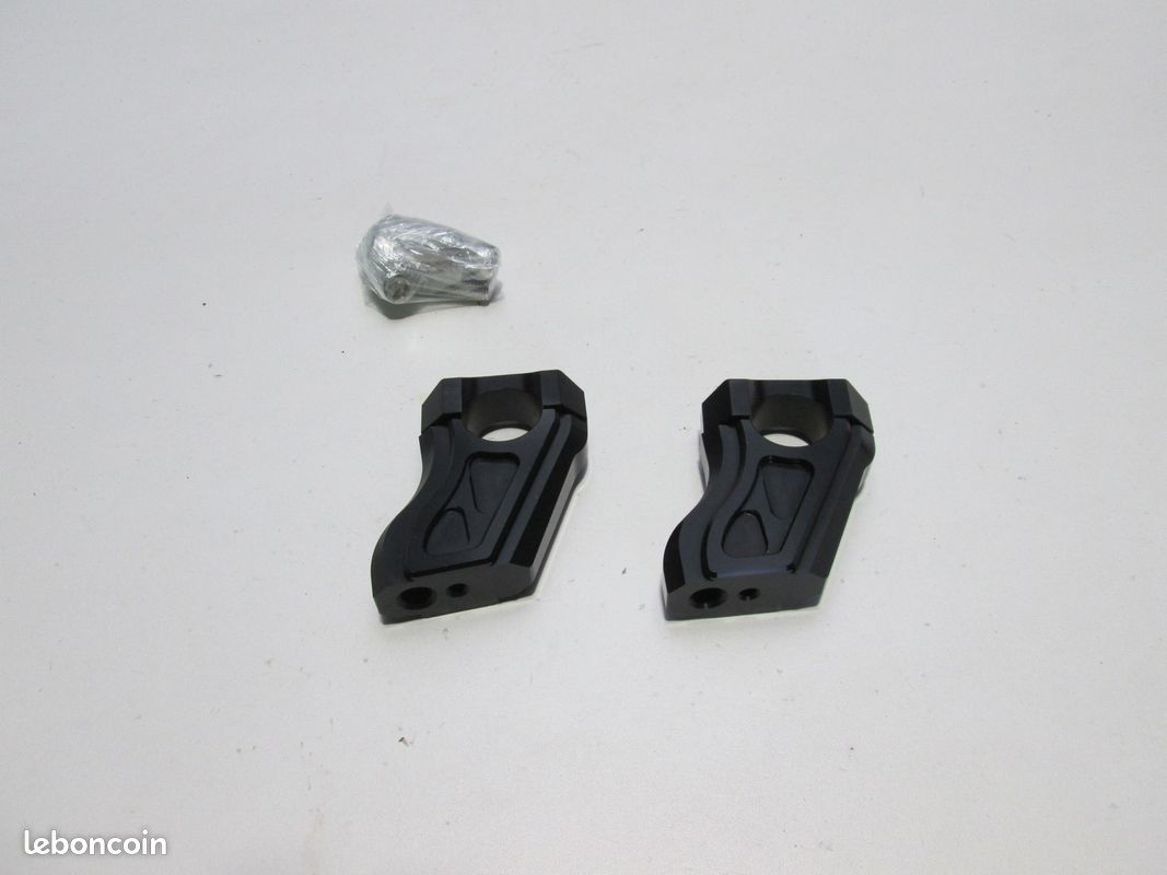 Rehausseurs de guidon "noir" de BMW r 1200 R nine T/ Pure / Scrambler / Urban gs (image 2)