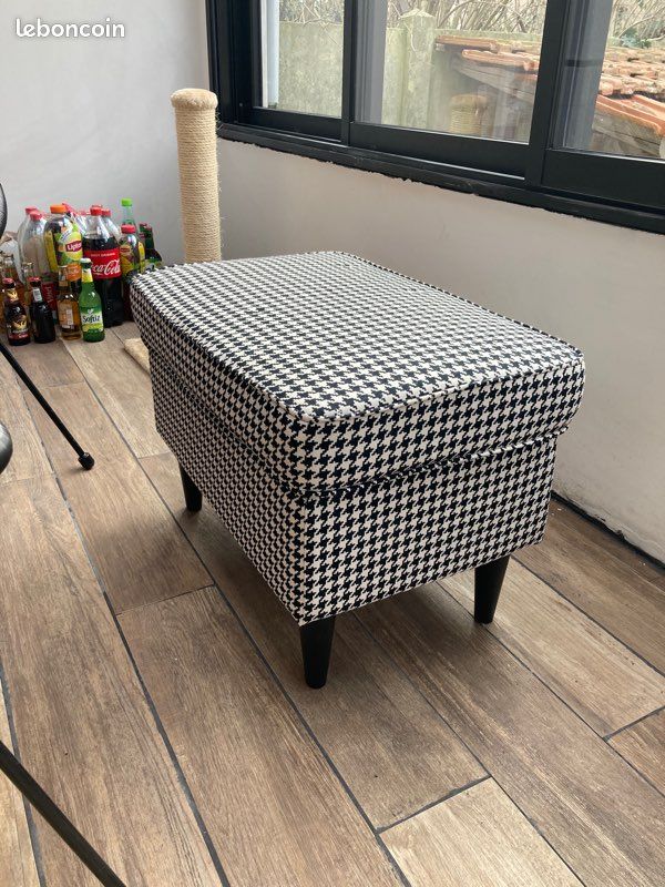 Pouf pied de poule IKEA (image 3)