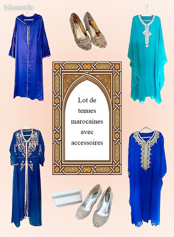 Lot de tenues marocaines avec accessoires (image 1)