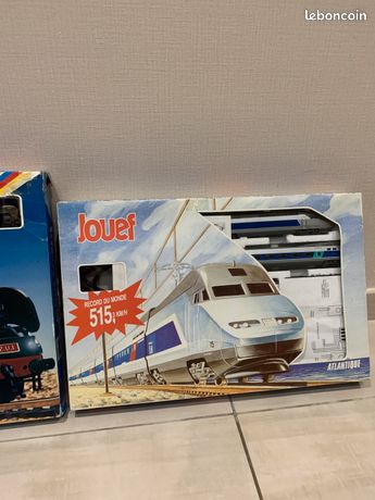 Coffret TGV Atlantique Jouef – Échelle HO – Réf 7420 – Boîte D'Origine – Vintage
