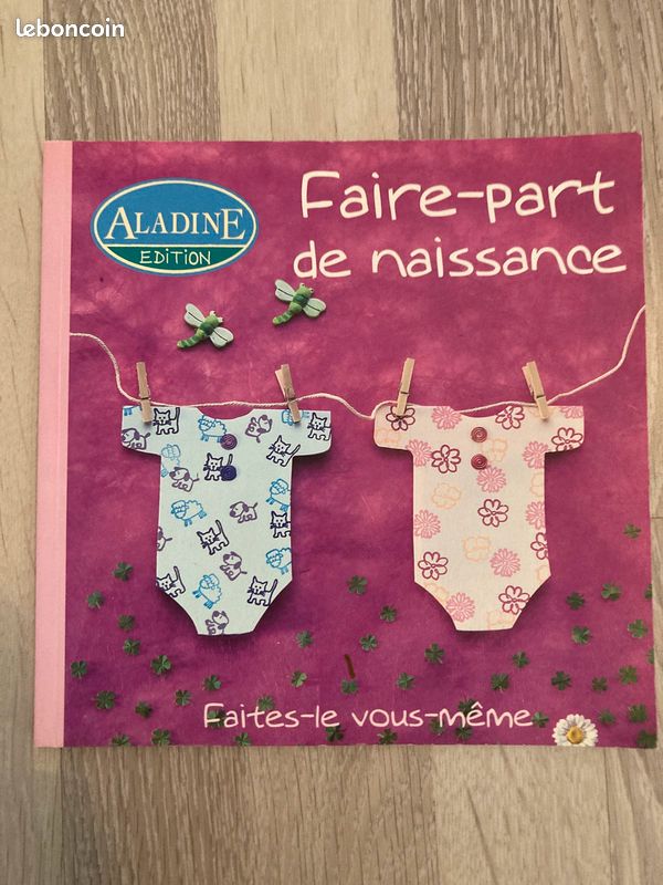Livres faire-part de naissance 1 & 2 (image 1)