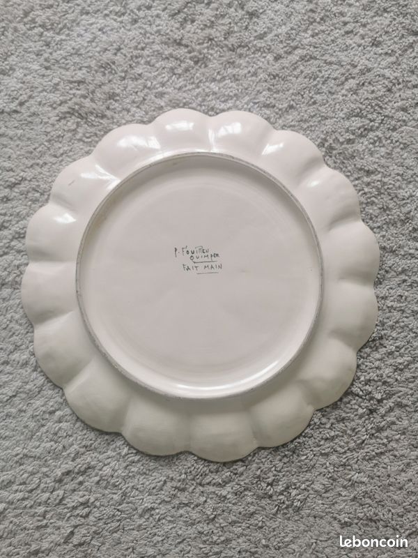 Plat à Huîtres fait main Paul Fouillen (image 2)