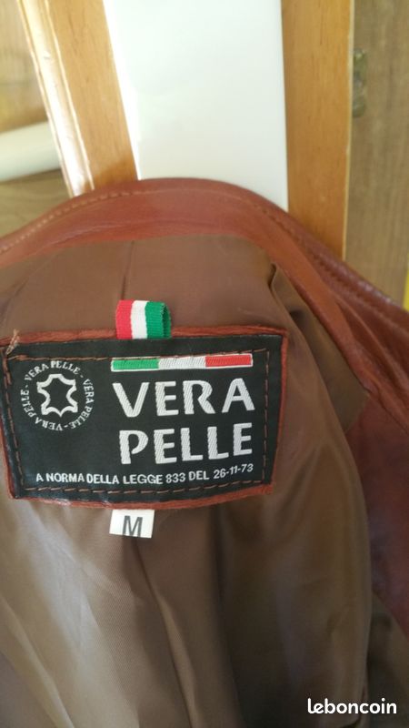 Veste cuir italienne femme neuve (image 3)