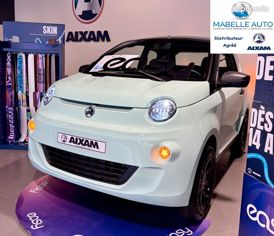 Aixam Easy Chic - Voiture sans permis Mabelle Auto Lille Lomme (image 1)