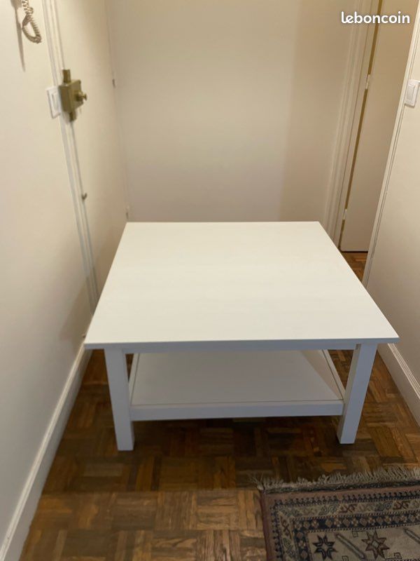 Table basse blanche IKEA (image 2)