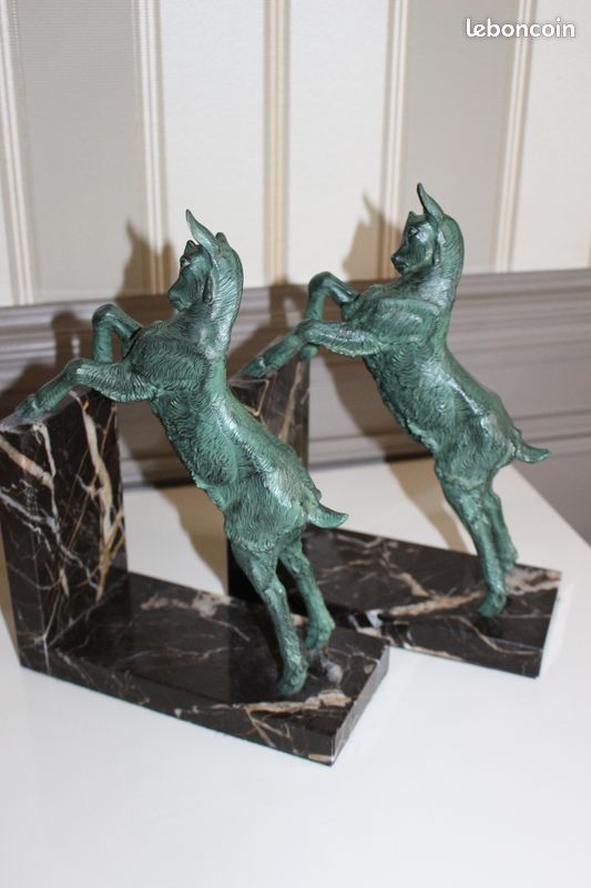 Emile Carlier - Chevreaux cabrés - art déco 1930 (image 6)