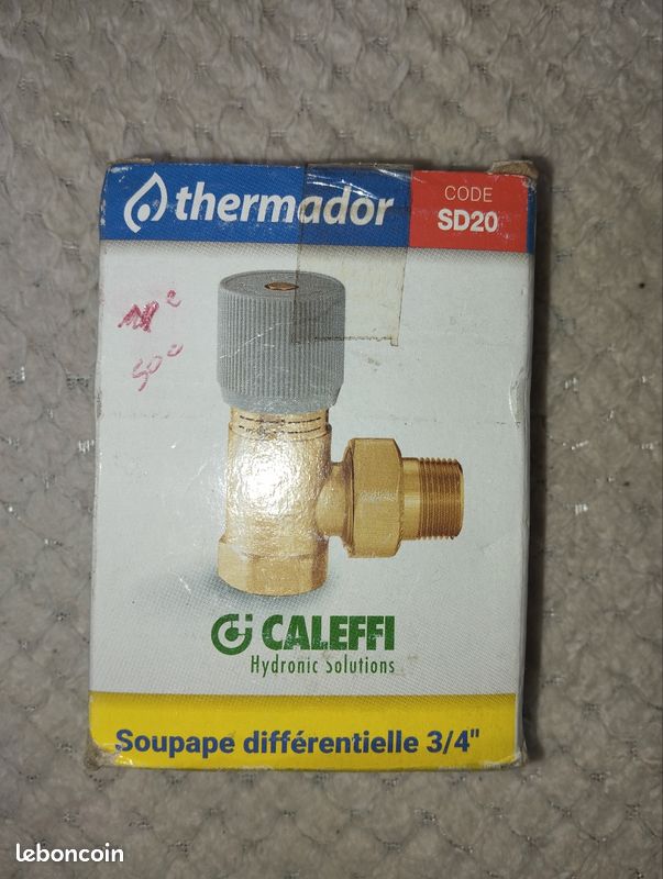 Soupape Différentielle Thermador MF3/4 - Neuf Sous Emballage D'origine