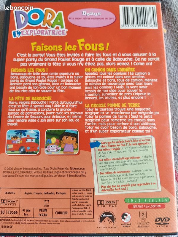DVD Dora l'exploratrice (image 10)
