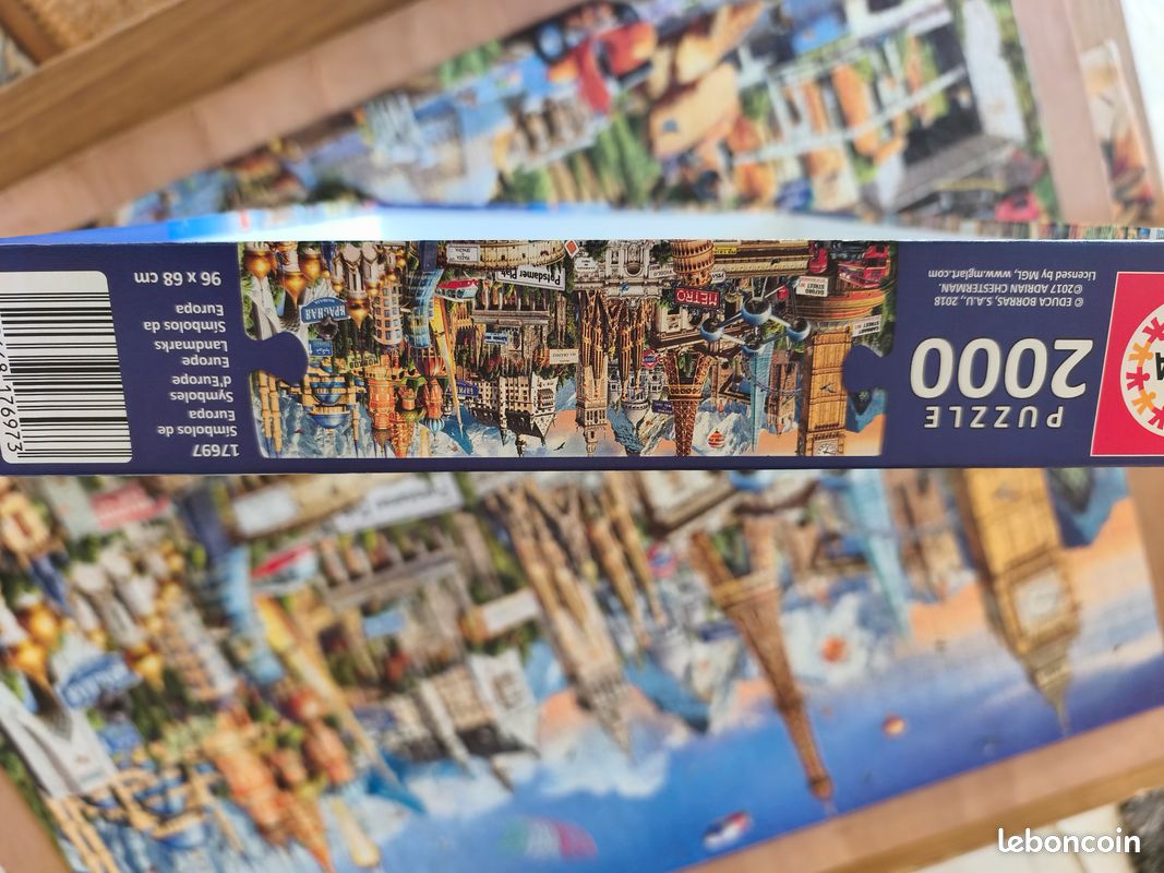 Educa 17697 puzzle 2000 pièces symboles d'Europe monuments adulte Educa 17697 puzzle 2000 pièces symboles d'Europe monuments adulte