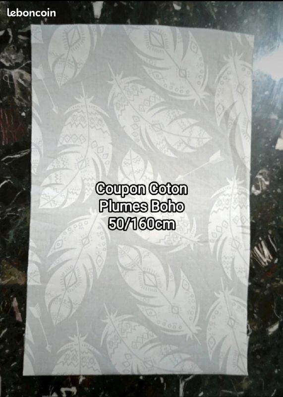 Coupon tissu Coton Plume (image 1)