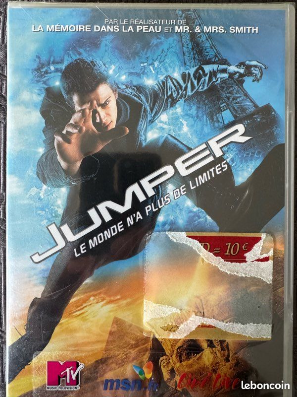 DVD JUMPER avec Hayden Christensen et Samuel Jackson DVD