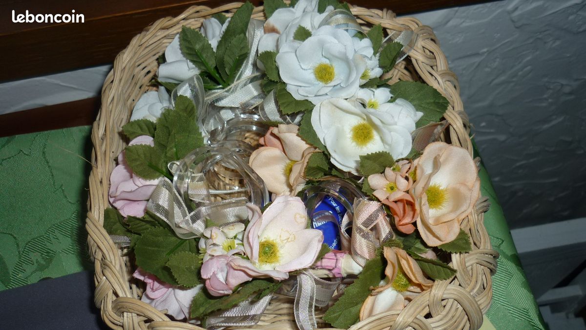 12 porte serviettes en tissus à fleurs-/N (image 3)