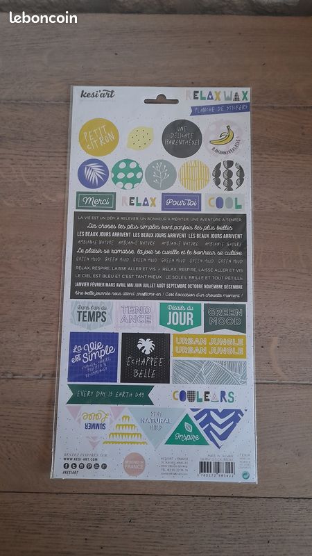 Lot de 114 stickers autocollants scrapbooking (image 4)