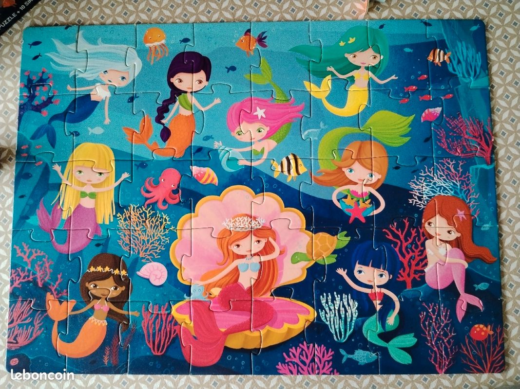 Livre Puzzle Sirène (image 2)