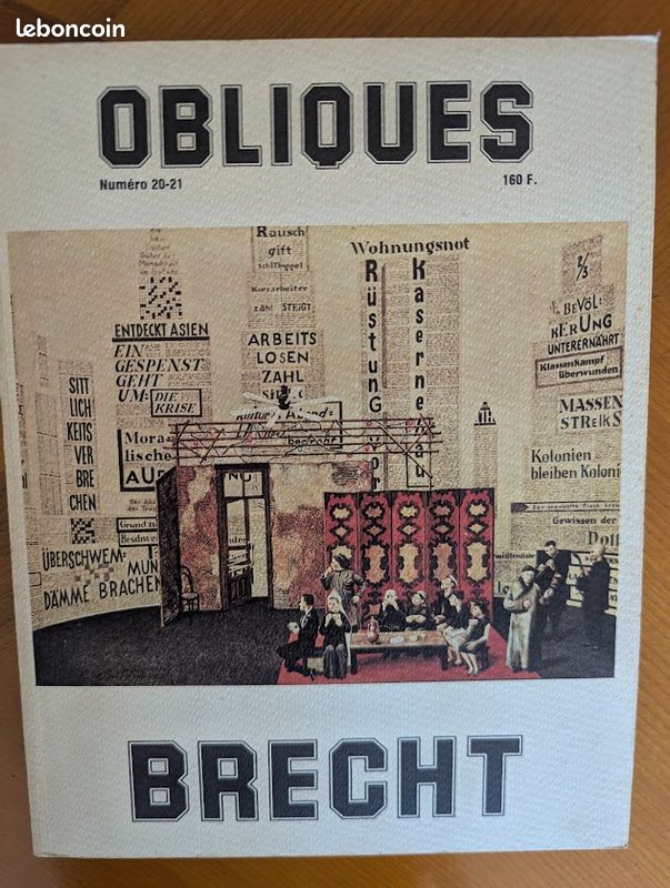 Obliques bertholt brecht n° 20-21 janvier 1979 (image 1)