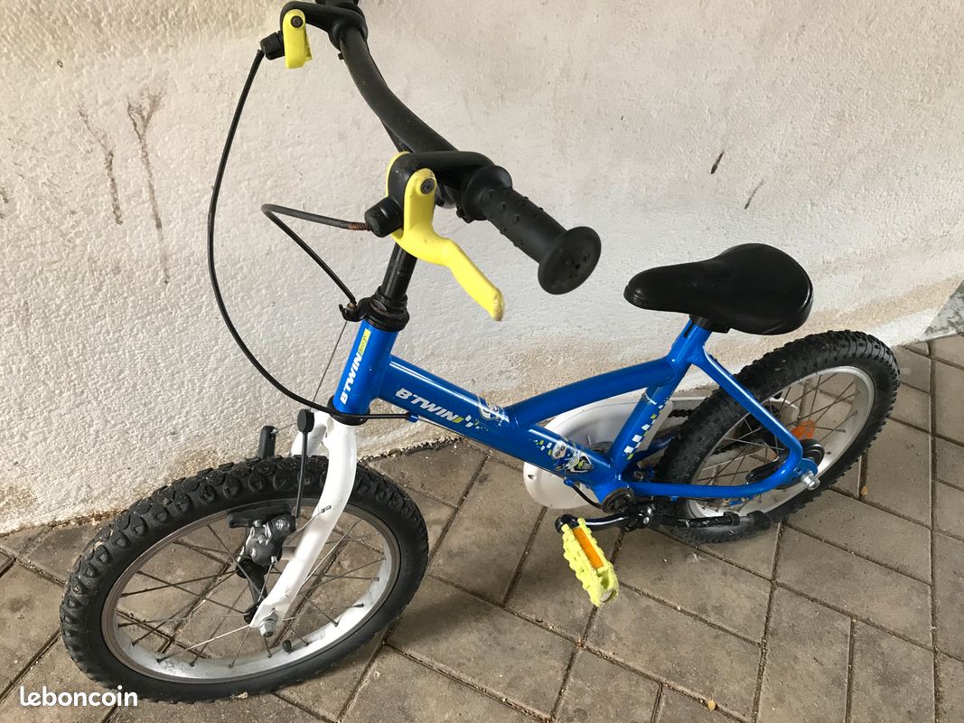 HOT Btwin 16 Police Bike Btwin Boys 16 Inch Bike Blue 16 Kids