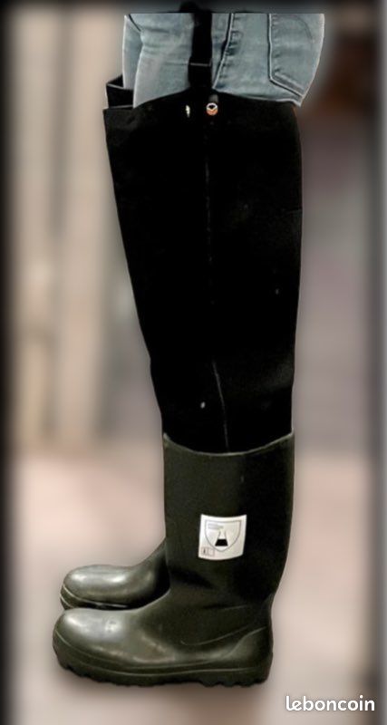 Échassiers Avec Bottes : Extérieur En Nylon 400D Mis à Jour Technologie Respirante  Couture  Ergonomique Patch  échassiers De Pêche Taille Haute Vert G 601099643593656