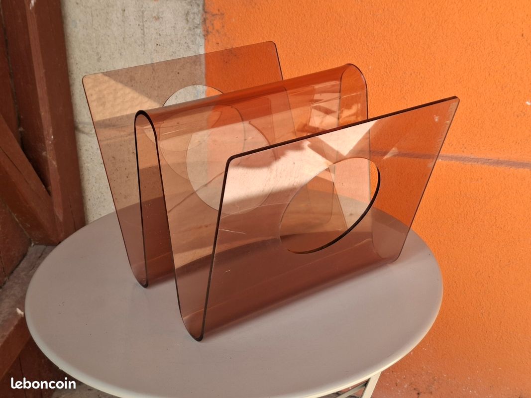 Porte revue ou vinyle vintage (image 4)