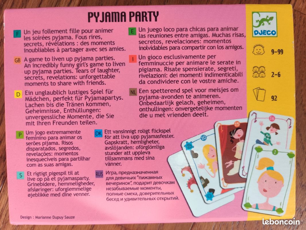 Jeu de carte Djeco : Jyjama Party (image 3)