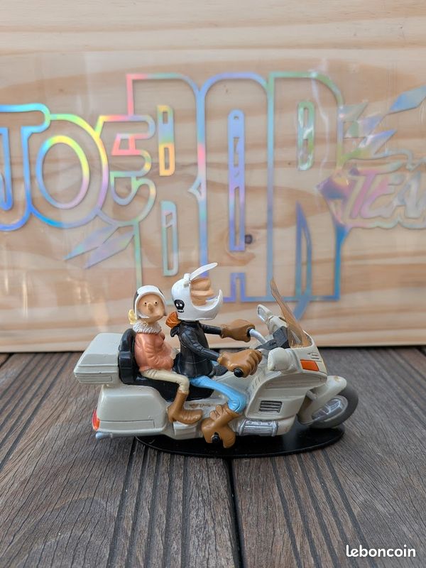 Figurine Joe Bar Team – Zaza Et Bracame – Triumph 650 Tiger TR6 C – Occasion
