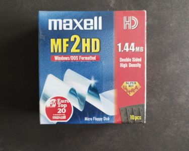 Lot De 10 Disquettes 3"1/2 Vierges Maxell Pour Amstrad – 100% OK – Occasion