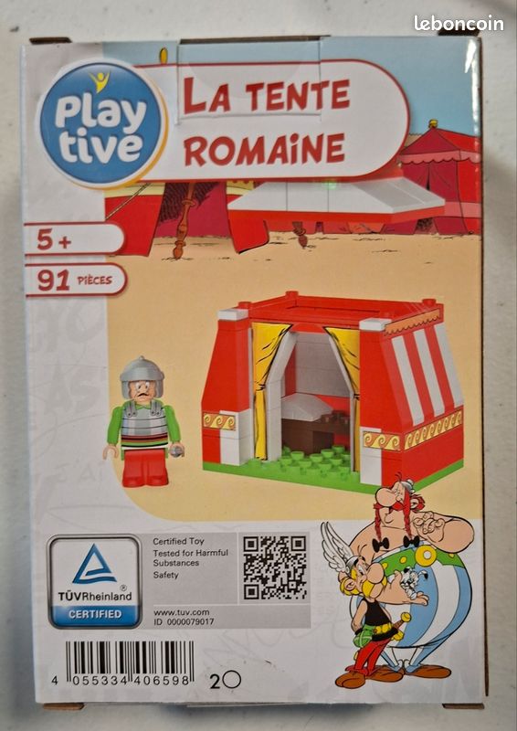 Jeu de construction Tente Romaine Astérix Play tive (image 3)