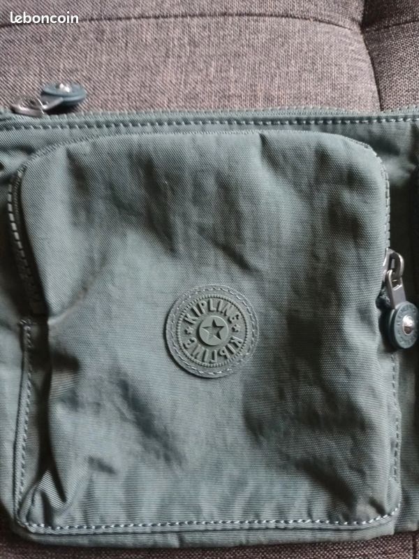 Sac banane kipling vert d'eau (image 2)