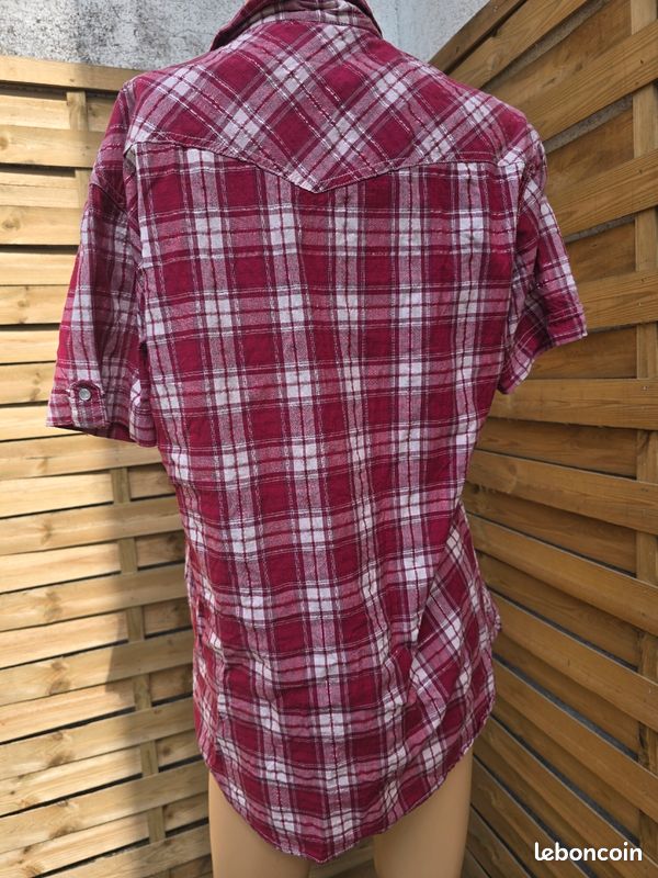 Chemise 🍒 y2k vintage années 2000🍒taille 38/40 (image 4)