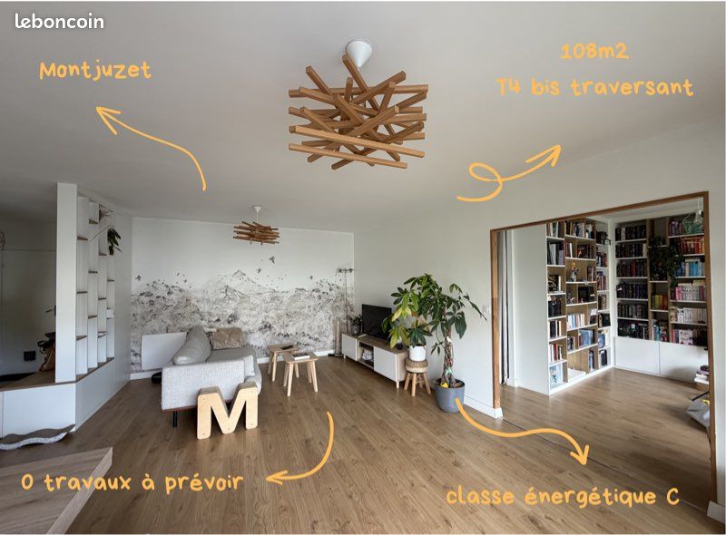 Appartement 4 pièces 108 m² · à Clermont-Ferrand · 108 m² · 279 000 €