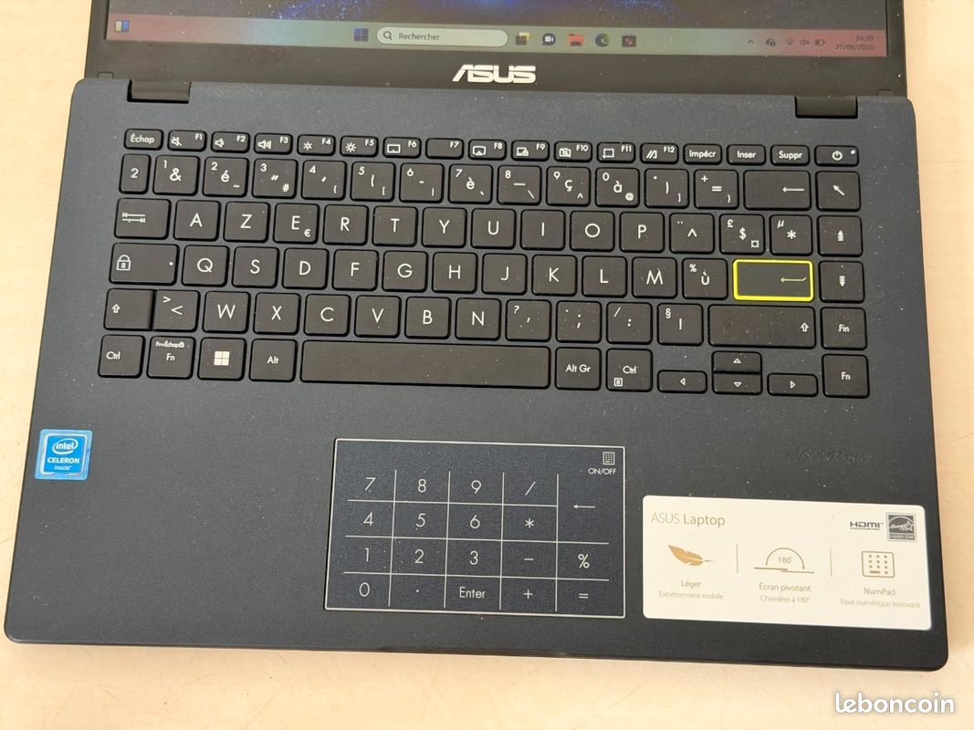 PC Portable Asus Vivobook Go 14 E410MANS-BV1855XA - Windows 11 - Intel Celeron (image 3)