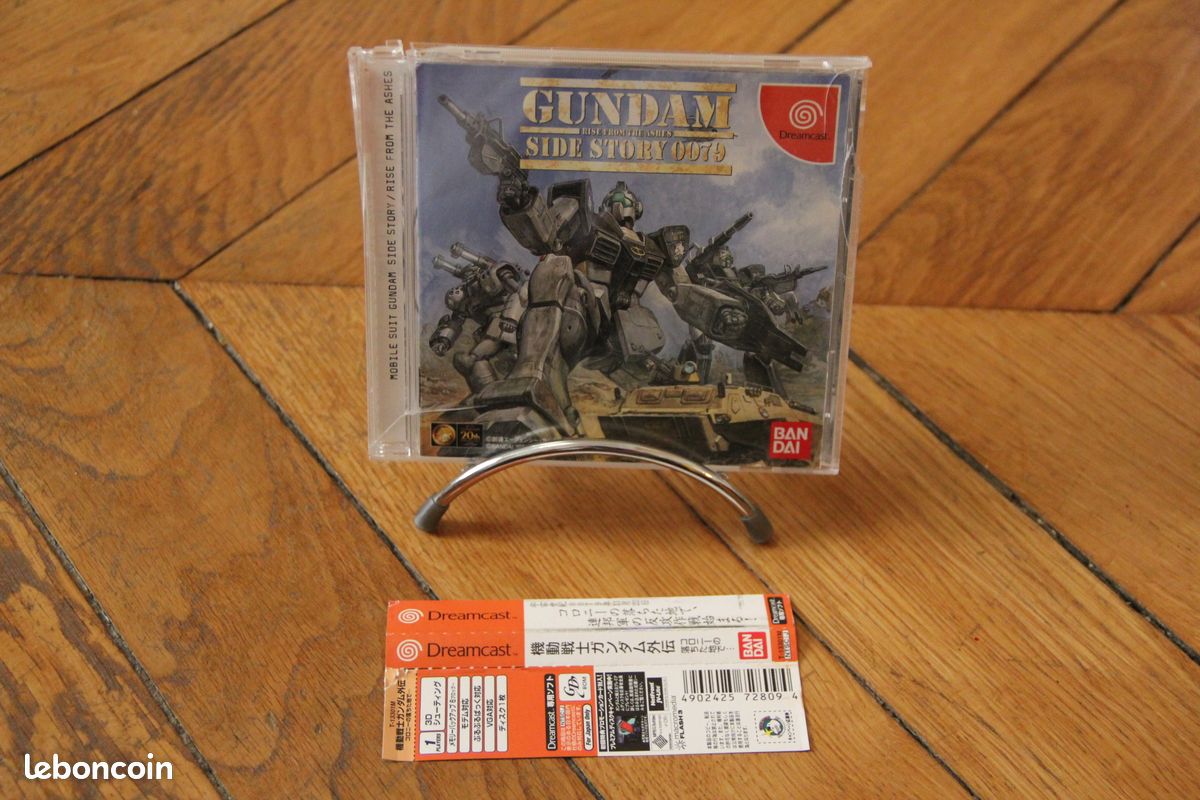 Gundam Side story 0079 Sega Dreamcast CD Rom OBI + Manual Bandai Japan T-13301M (image 1)