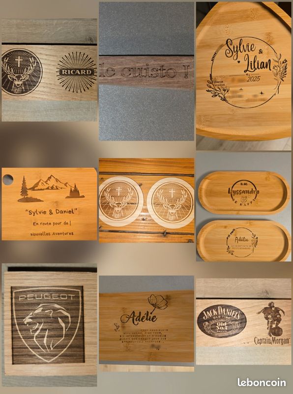 Gravure laser sur mesure (image 1)
