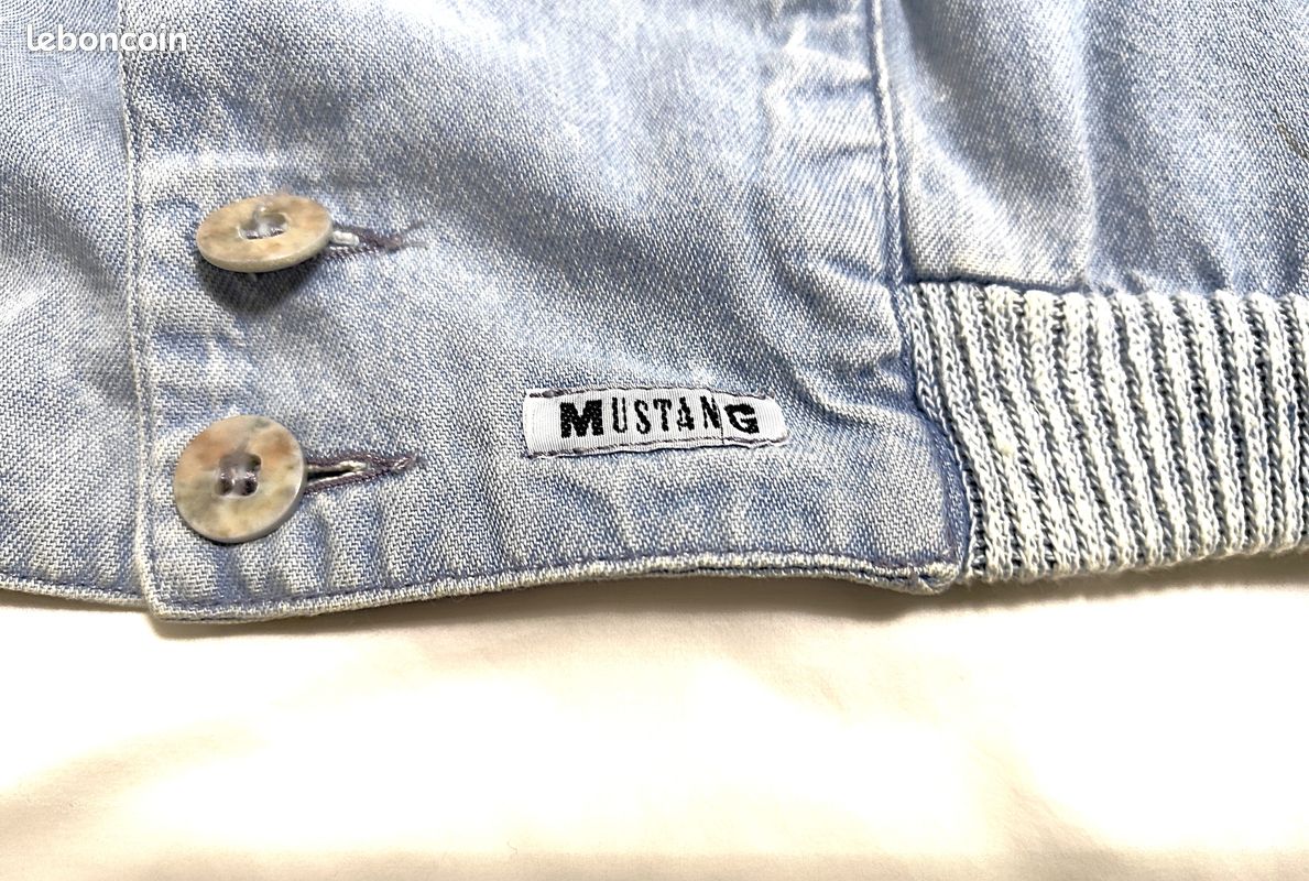 MTX - Veste Jean Sans Manches Noir