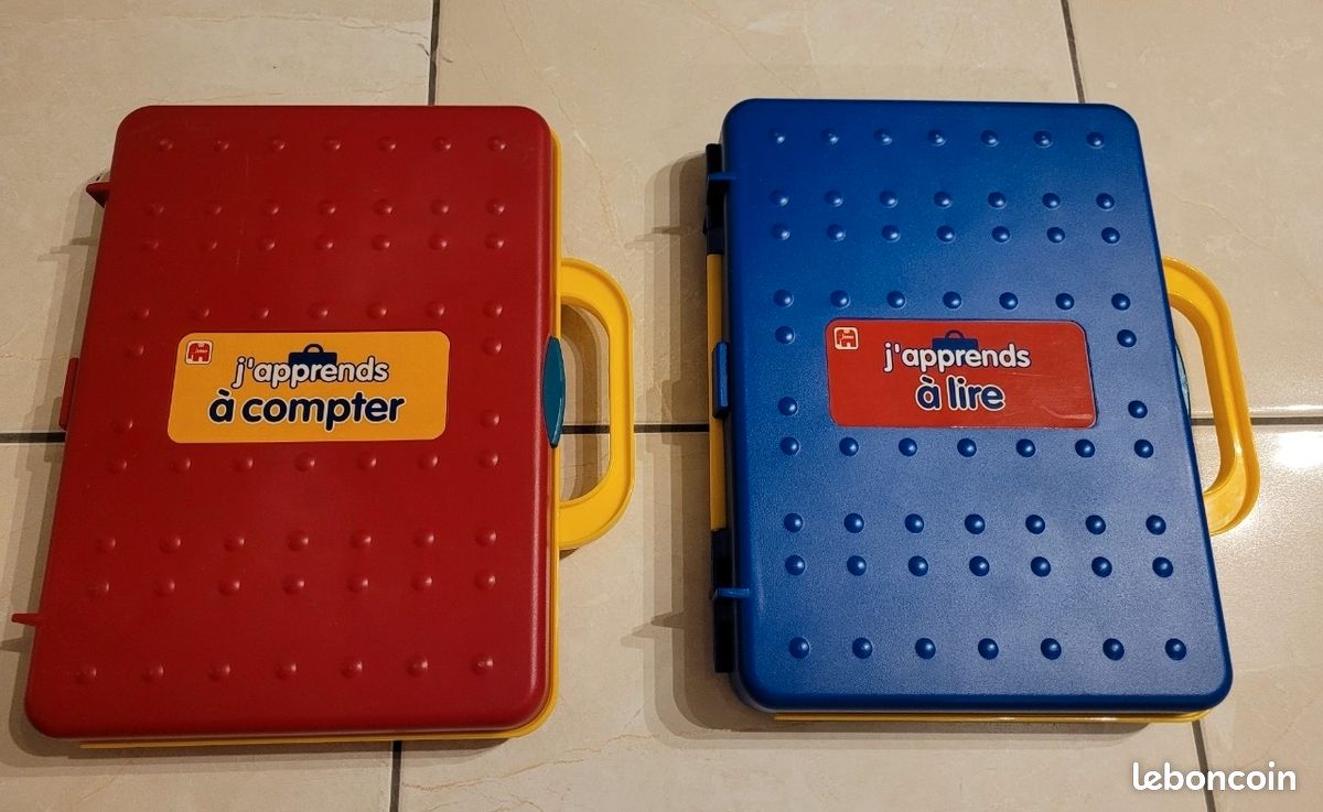 Lot de 2 valisettes pour apprendre à lire et à compter (image 1)