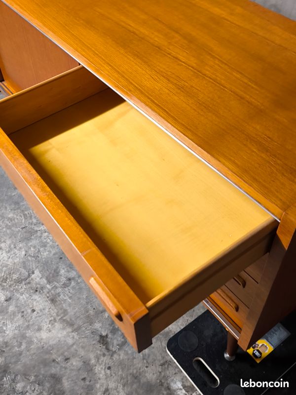 Enfilade scandinave vintage teck années 70 (image 13)