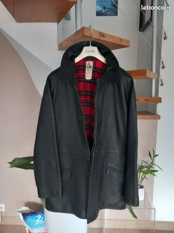 Veste Cuir Pompier (image 1)
