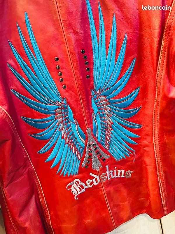 Blouson cuir Redskins (image 1)
