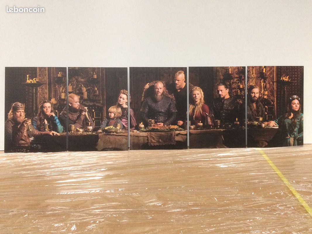 Vikings Plaques Alu Décoratives Ragnar La Cène (image 1)